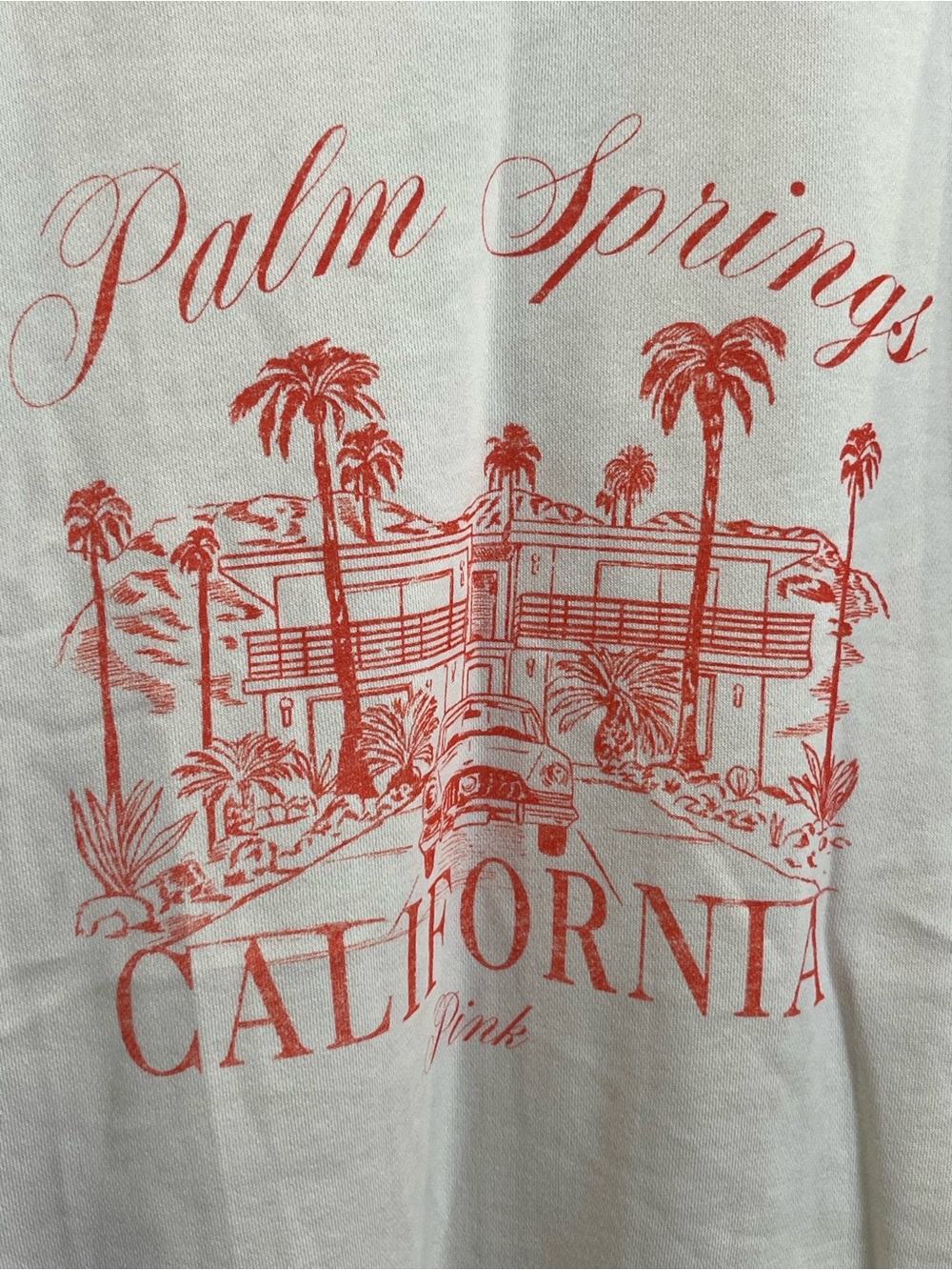 Victoria’s Secret PINK Palm Springs California Crewneck Sweatshirt Medium - Picture 7 of 9